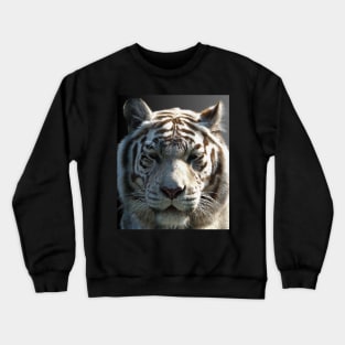 White tiger aesthetic art Crewneck Sweatshirt